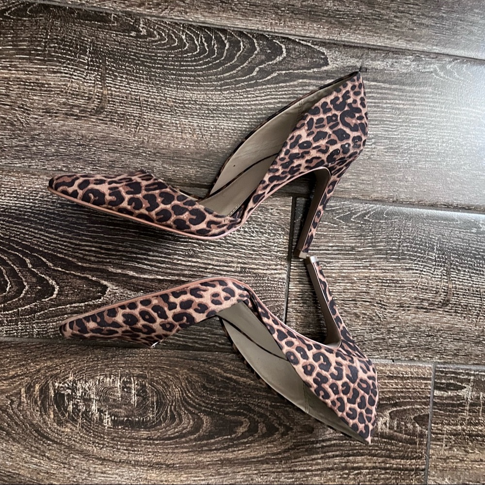 Mia Leopard Print Pointed Toe Stilettos Heels - image 5